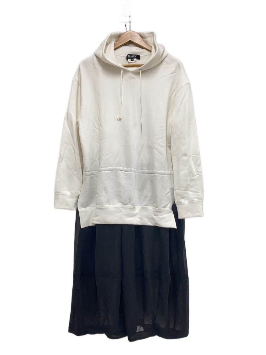 【中古】BLACK COMME des GARCONS◆長袖衣装/M/綿織物/WHT/1L-O001【レディース御召しもの】