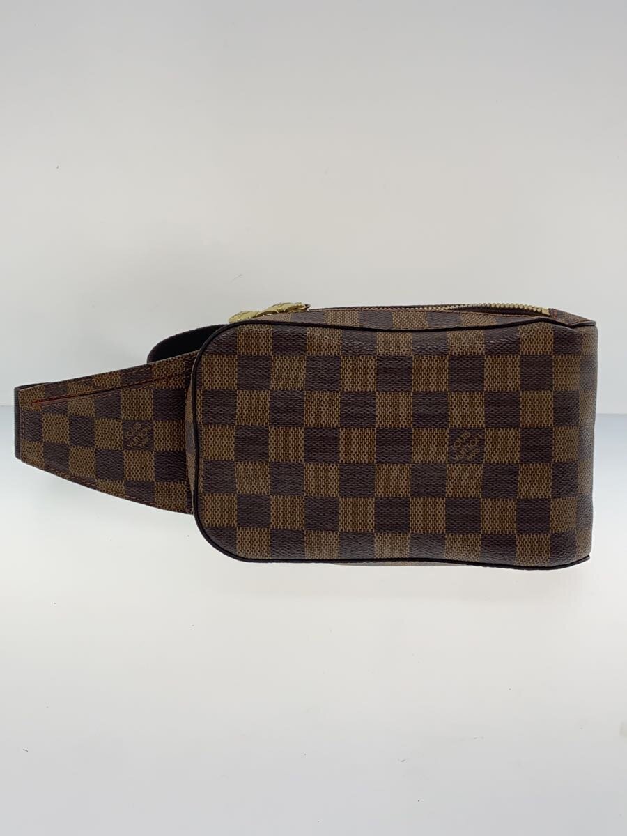 【中古】LOUIS VUITTON◆ジェロニモス_ダミエ・エベヌ_BRW/PVC/BRW【御徒面子】
