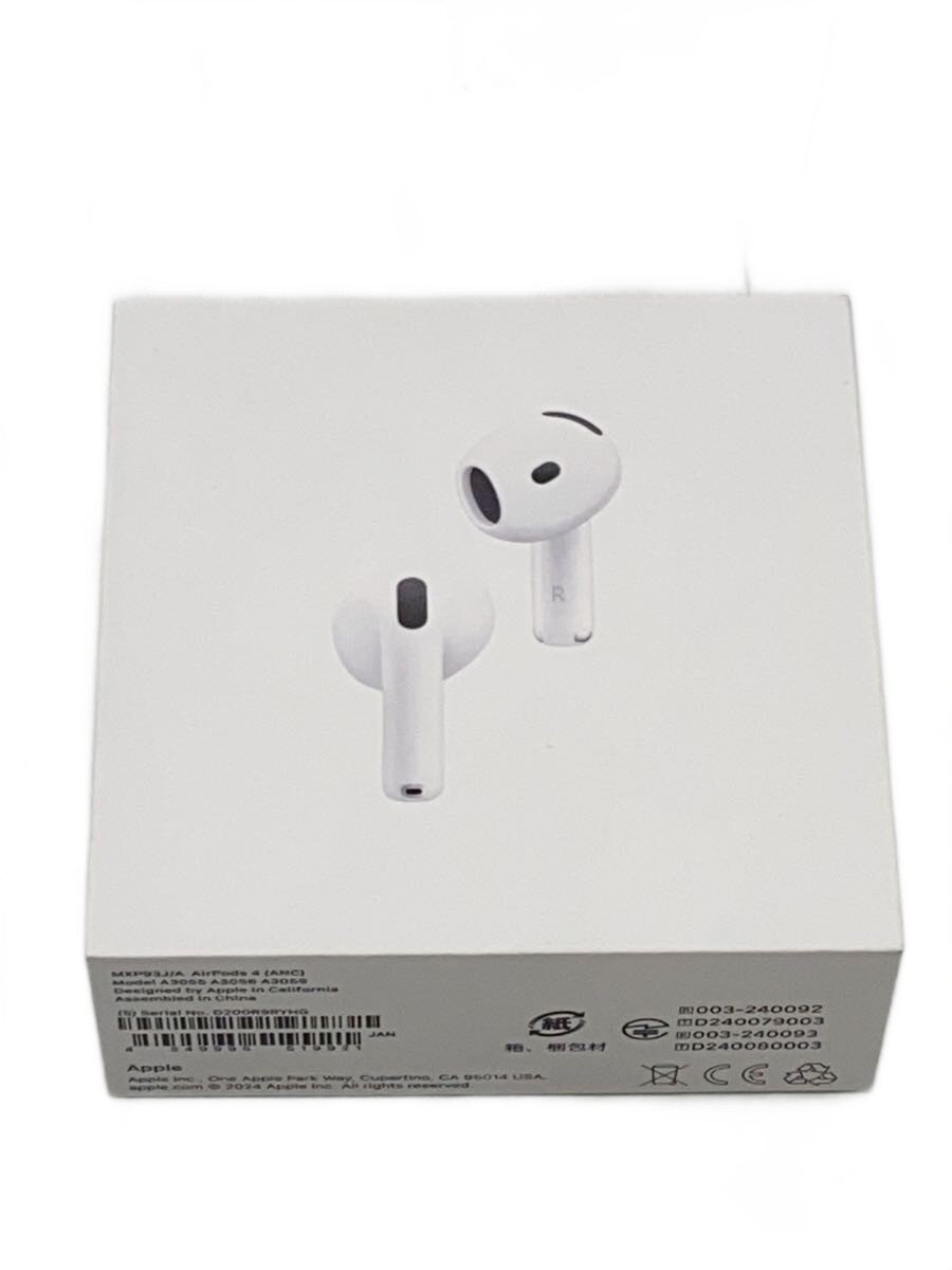 【中古】Apple◆イヤ電話機 AirPods 4 アクティブノイズキャンセリング積み上げる青写真 MXP93J/A//【家電・視覚性・オーディオ】