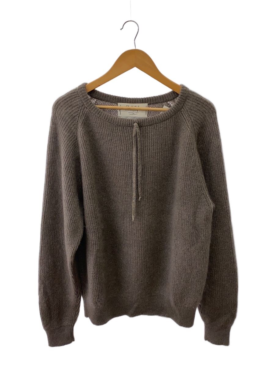 【中古】Olde Homesteader◆SILK MOHAIR KNITWEAR/シルクモヘアニットプルオーバー/dusty gray/SIZE:08【メンズウェア】