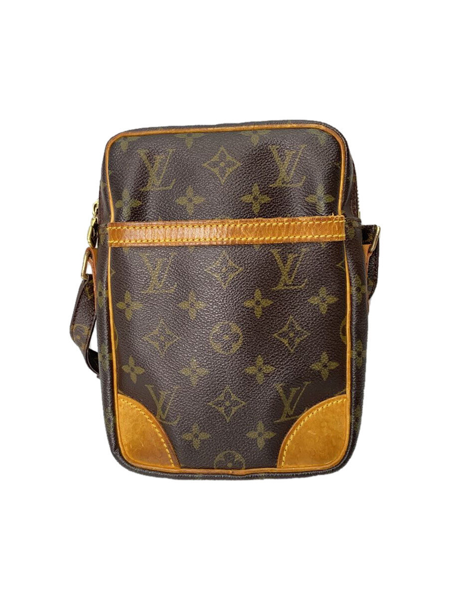 【中古】LOUIS VUITTON◆2)ダヌーブ_モノグラム・帆布_BRW/PVC/BRW【御徒面子】