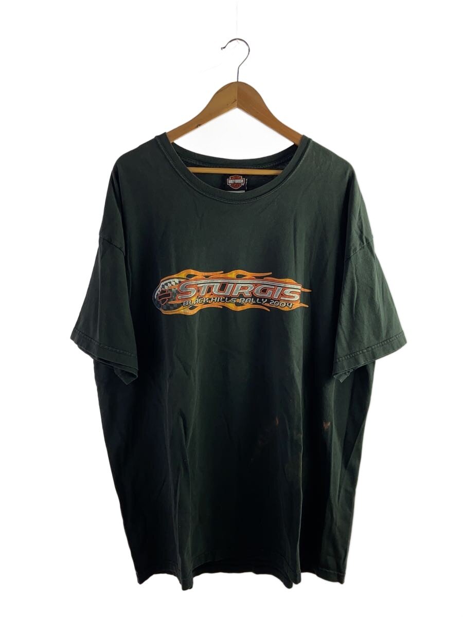 【中古】HARLEY DAVIDSON◆BR/プルオーバー/--/綿織物/BLK//【メンズウェア】