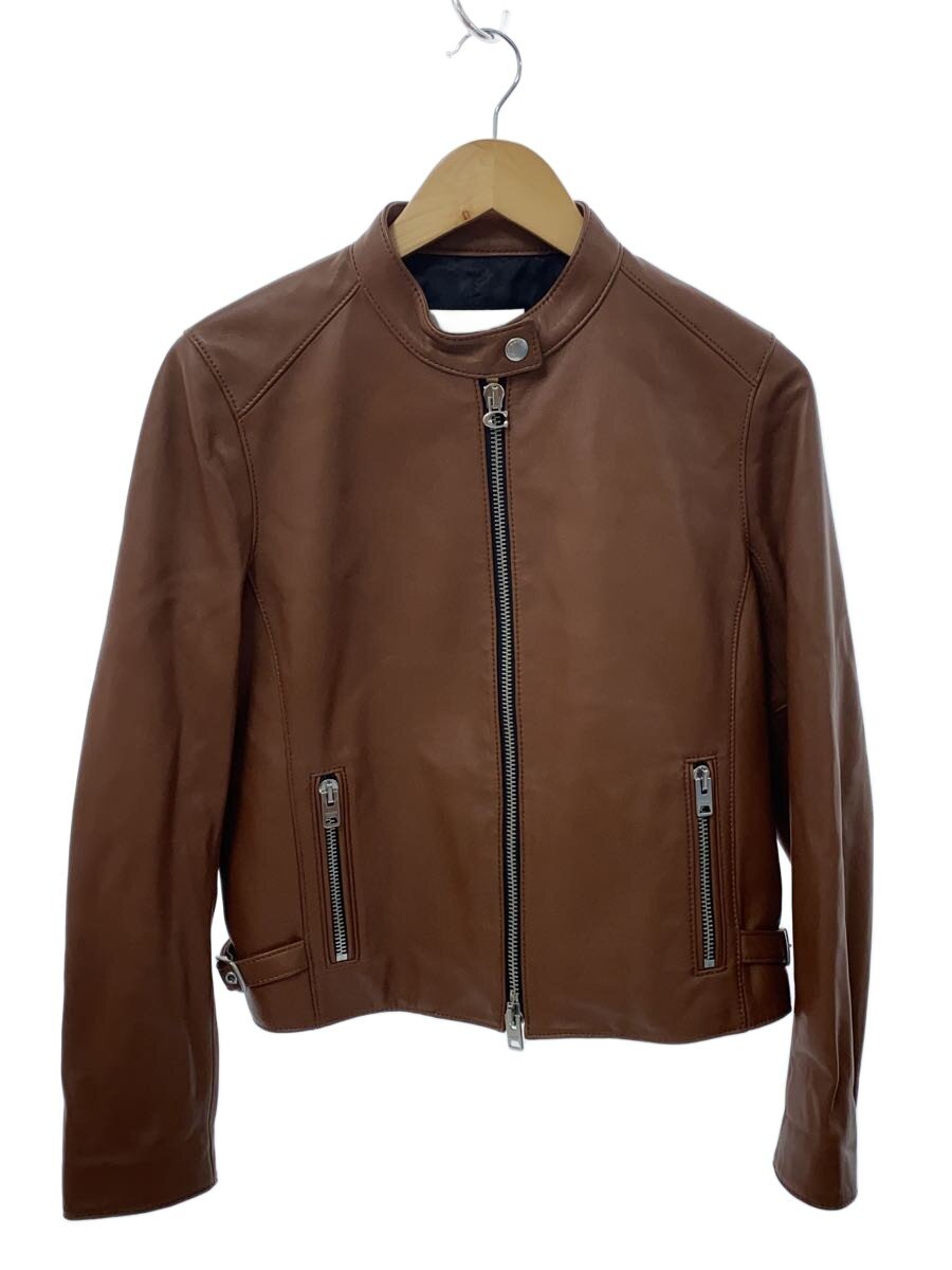 【中古】COACH◆レザージャケット・ブルゾン/M/羊革/BRW/無地/CG667【レディースウェア】｜2ｎｄ STREET 店