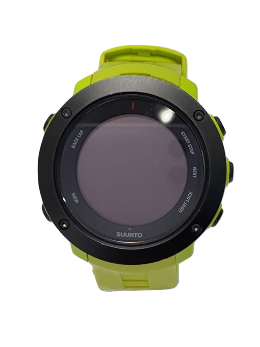 【中古】SUUNTO◆ウオッチ/デジタル/黄色/AMBIT3 VERTICAL HR【服飾雑貨他】