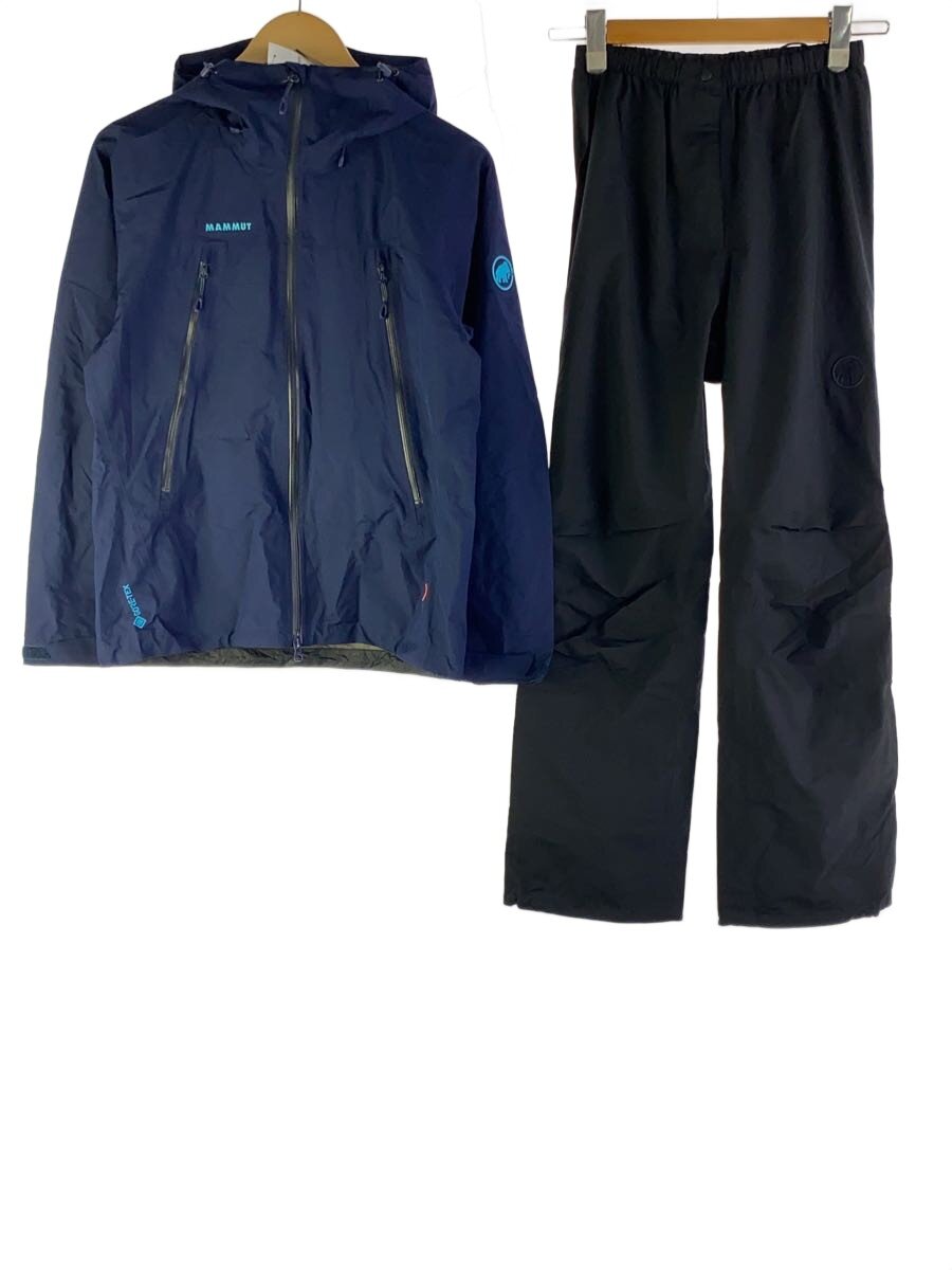 【中古】MAMMUT◆マムート/セットアップ/M/ポリエステル/米国海軍/紺/CLIMATE Rain-Suit AF【レディース御召しもの】