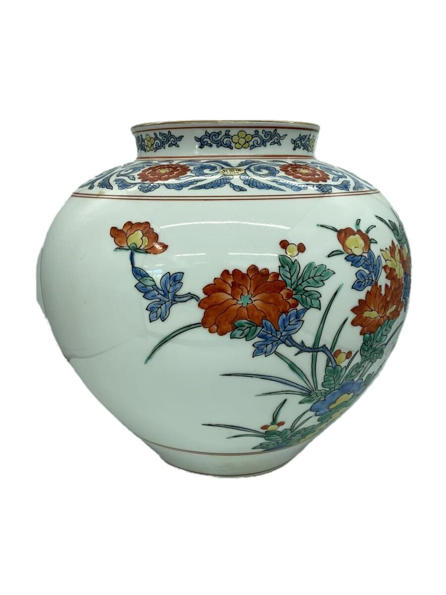 楽天市場】【中古】深川製磁 花瓶 金彩瑠璃牡丹 宮内庁御用達