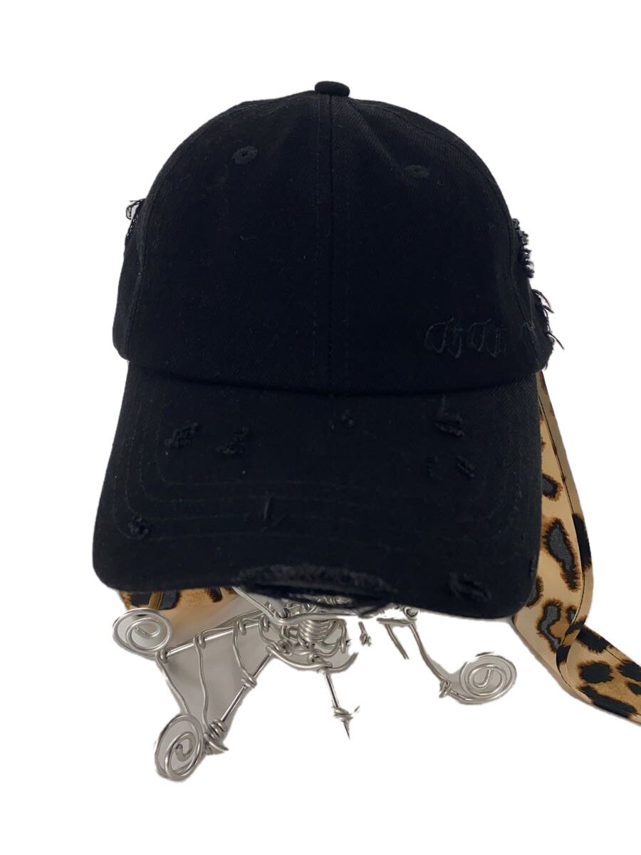 【中古】DIDU/25SS/LOGO BANDANA CAP/綿織物/BLK/毛の荒物/レディース【服飾雑貨他】
