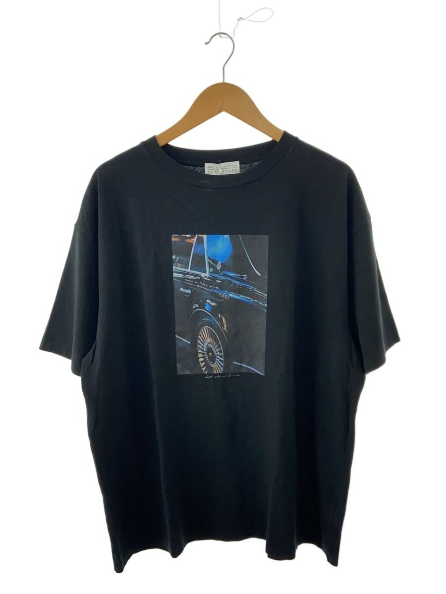 【中古】F-LAGSTUF-F◆NIGHT SHIFT/S/S TEE/KOKI SATO/プルオーバー/XL/綿織物/BLK//【メンズウェア】
