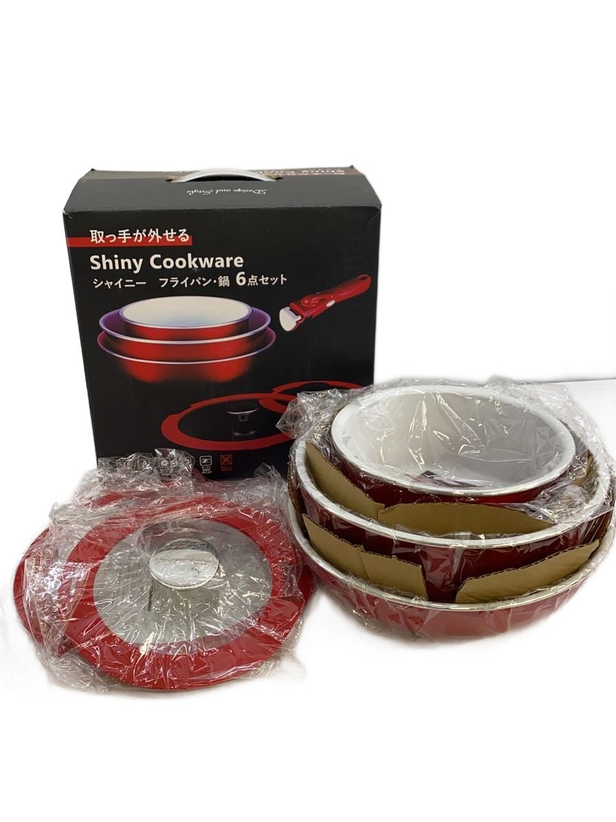 【中古】Design and Style/フライパン/6点セット/RED/Shiny Cookware//【キッチン用品】｜2ｎｄ STREET 店