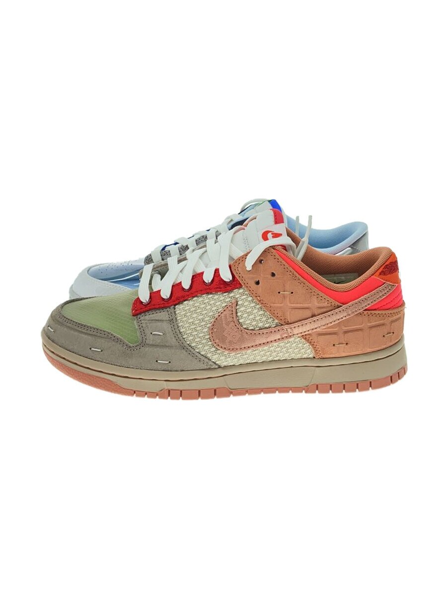 【中古】NIKE◆CLOT X DUNK LOW_クロット X ダンク 置き目/26.5糎/マルチ色合い【シューズ】
