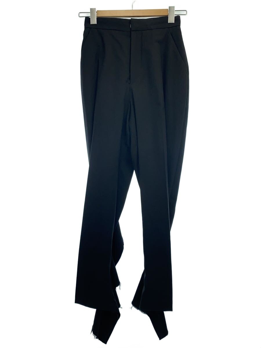 【中古】BELPER◆下つ方/UNEUNE SLACKS/ウネウネスラックス/1/羊毛/黒いこと/1612-0422/うしろ側フラウンス//【レディースお召しもの】