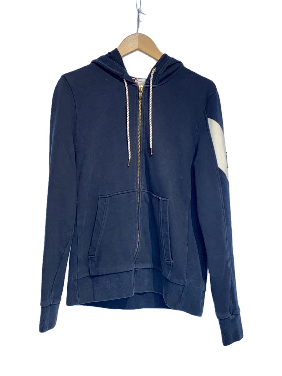 【中古】MONCLER◆ジップパーカー/--/綿織物/NVY/C23918409000 8099X/当て嵌める感有【メンズウェア】