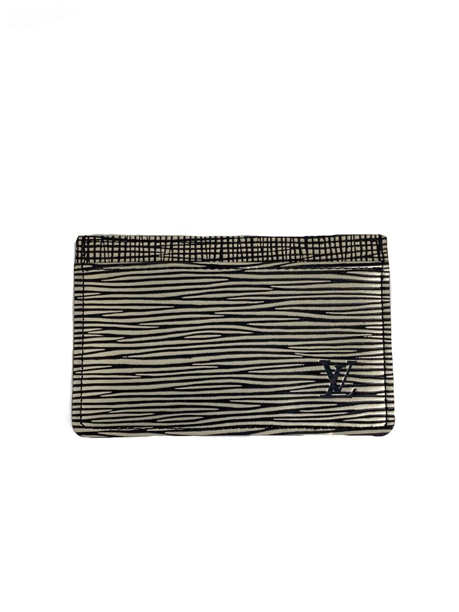 【中古】LOUIS VUITTON◆ポルト・カルト・サーンプル_エピ_BLK/牛革/ブラック/ゴールド/メンズ/M62521【服飾雑貨他】|2nd STREET 店