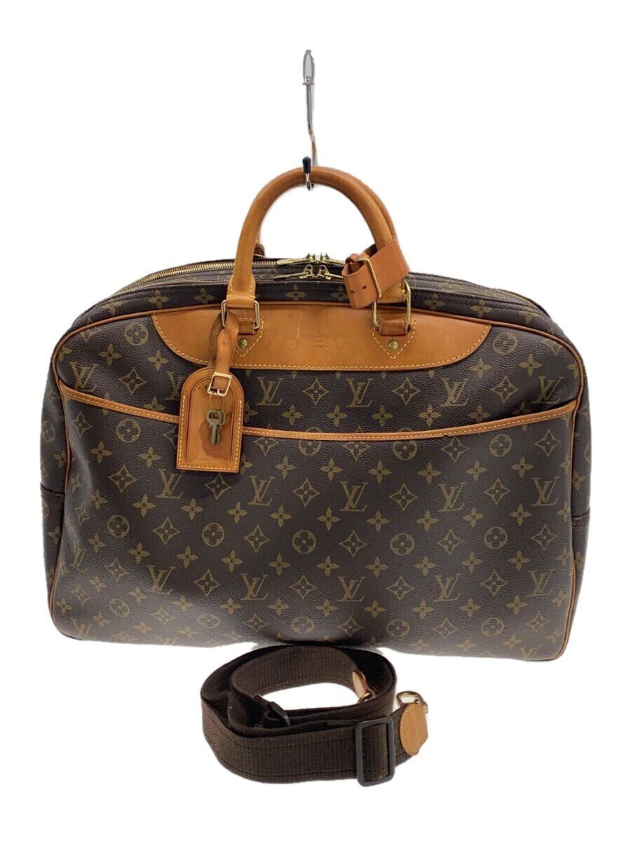 【中古】LOUIS VUITTON◆アリゼ24H・アール・ヴァン・キャトル_モノグラム・帆布_BRW/PVC/BRW/? NULL ?【御徒面子】