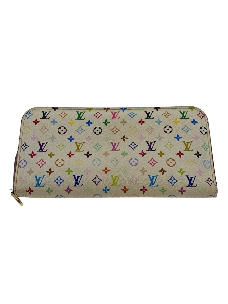 【中古】LOUIS VUITTON◆ポルト・フォイユ・アンソリット_モノグラム・マルチカラー_ブロン/PVC/マルチカラー/総柄/レディース【服飾雑貨他】