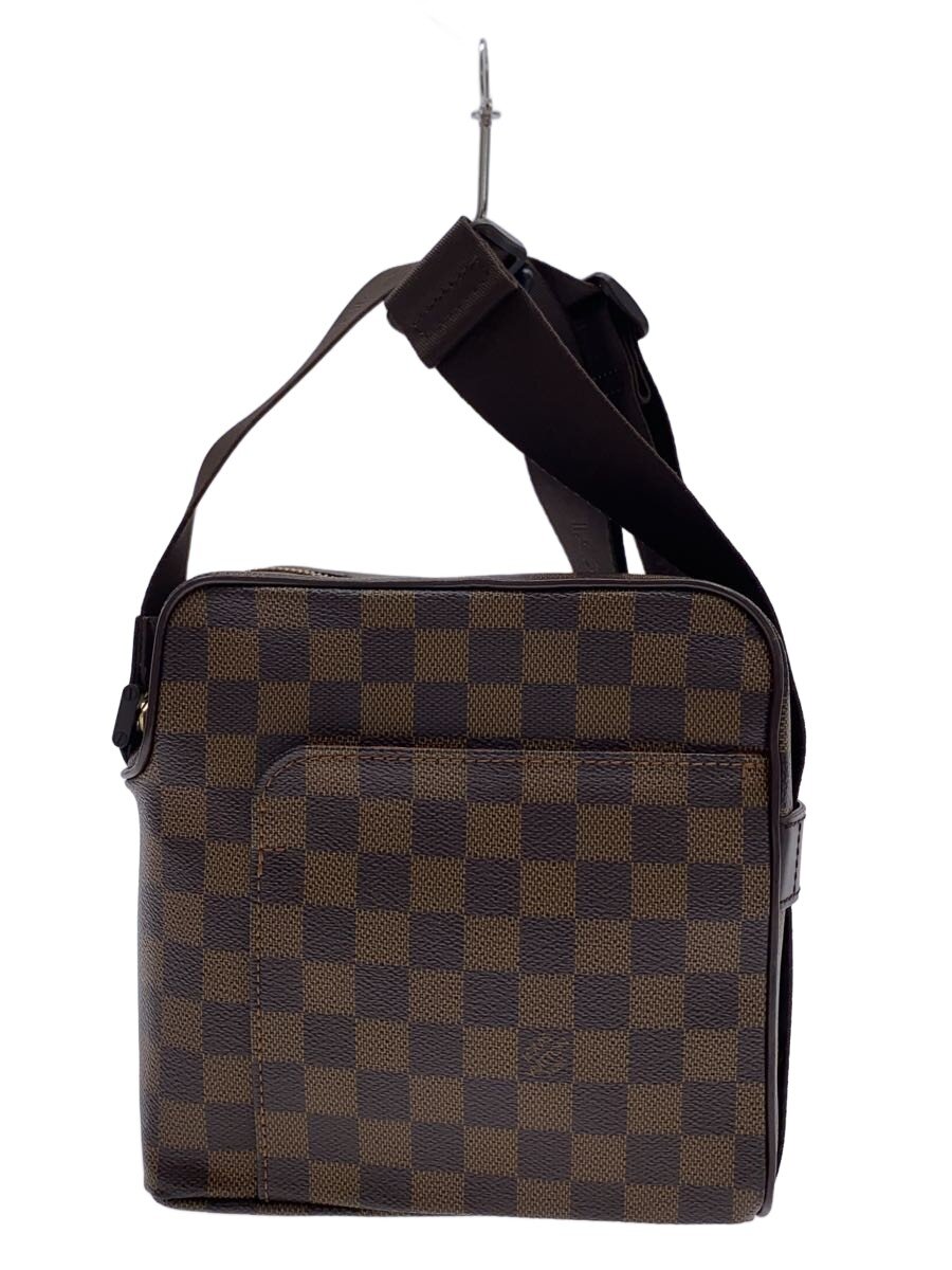 【中古】LOUIS VUITTON◆オラフPM_ダミエ・エベヌ/PVC/赤銅色/総柄/N41442/MIOO55//【御徒面子】