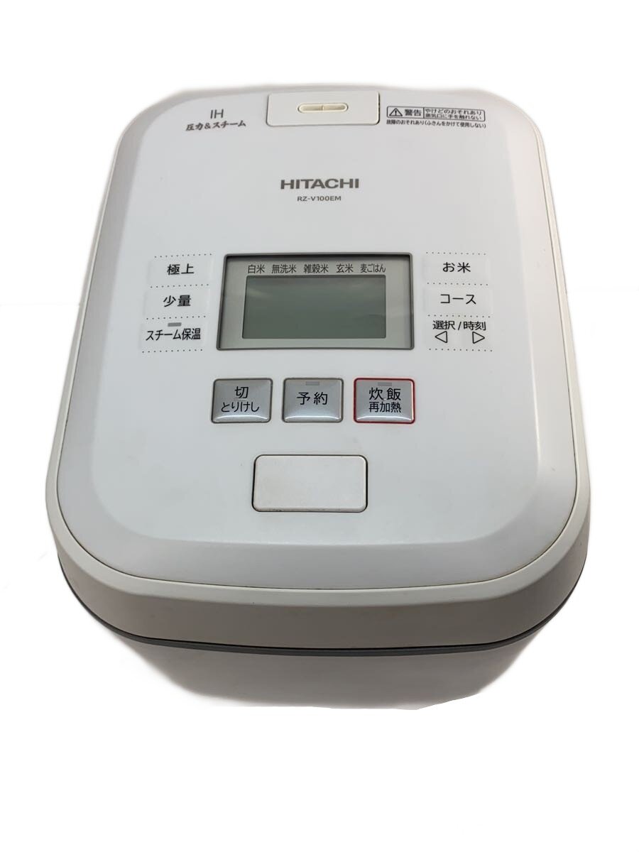 【中古】HITACHI◆炊飯器 RZ-V100EM W//【家電・ビジュアル・オーディオ】|2nd STREET 店
