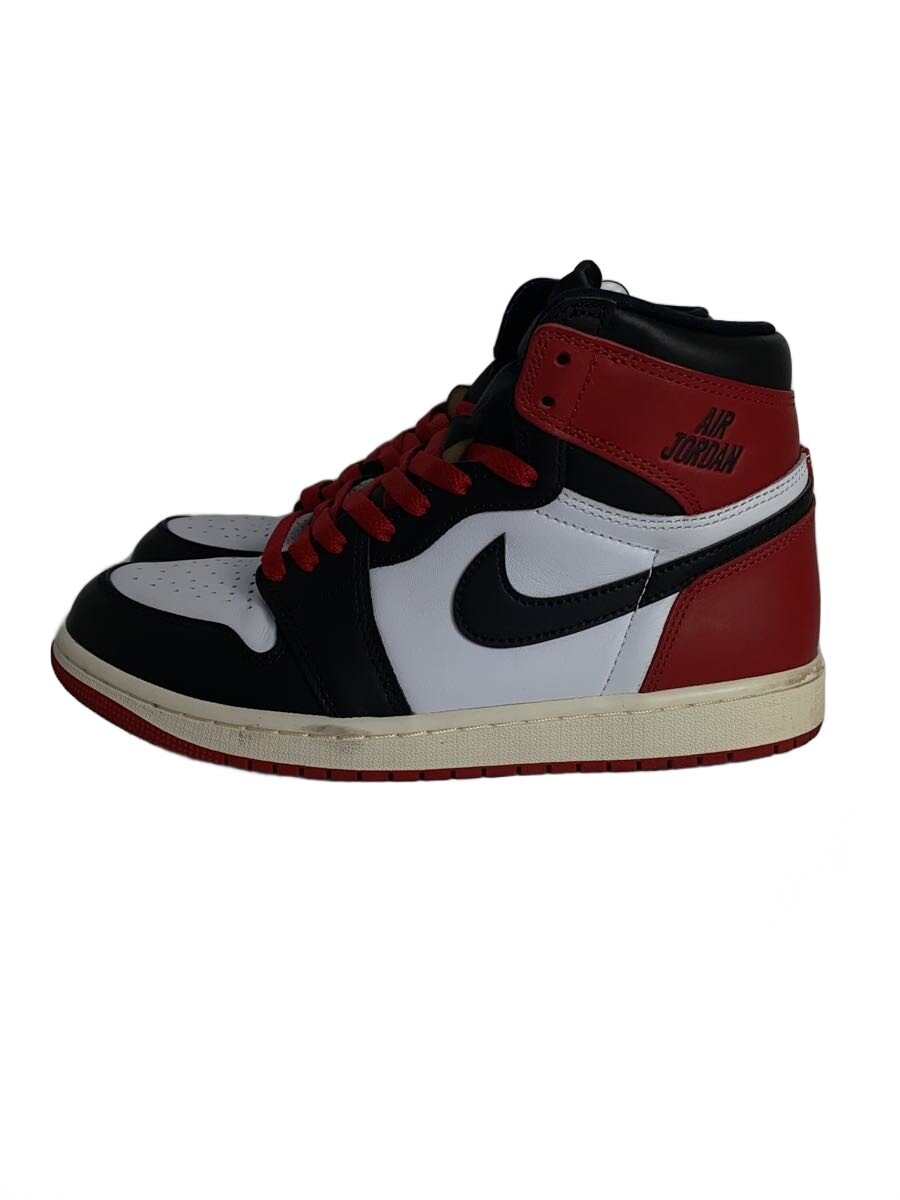 【中古】NIKE◆AIR JORDAN 1 RETRO HIGH OG_エアジョーダン1 レトロ 御機嫌 OG/25.5糎/赤いこと【シューズ】