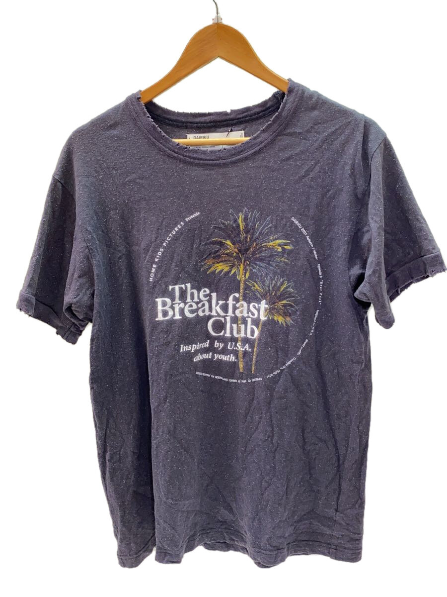 【中古】DAIRIKU◆Palms Trim Tee/プルオーバー/L/綿織物/GRY/21AW C-10【メンズウェア】