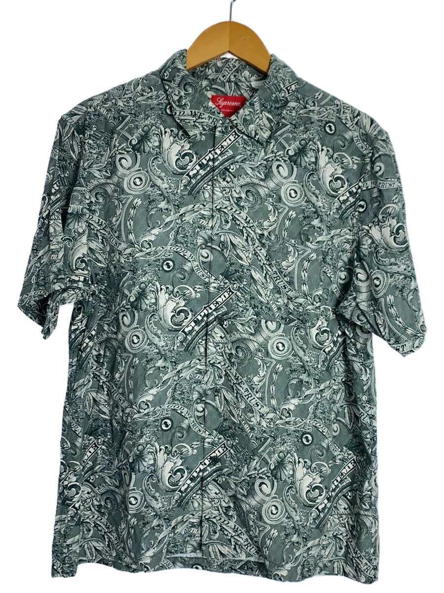 【中古】Supreme◆半袖シャツ/M/レーヨン/GRN/総柄//【メンズウェア】｜2ｎｄ STREET 店
