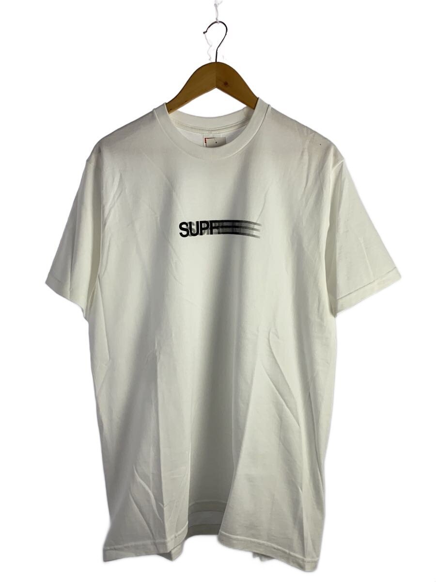【中古】Supreme◆Motion Logo Tee/プルオーバー/L/綿織物/WHT//【メンズウェア】