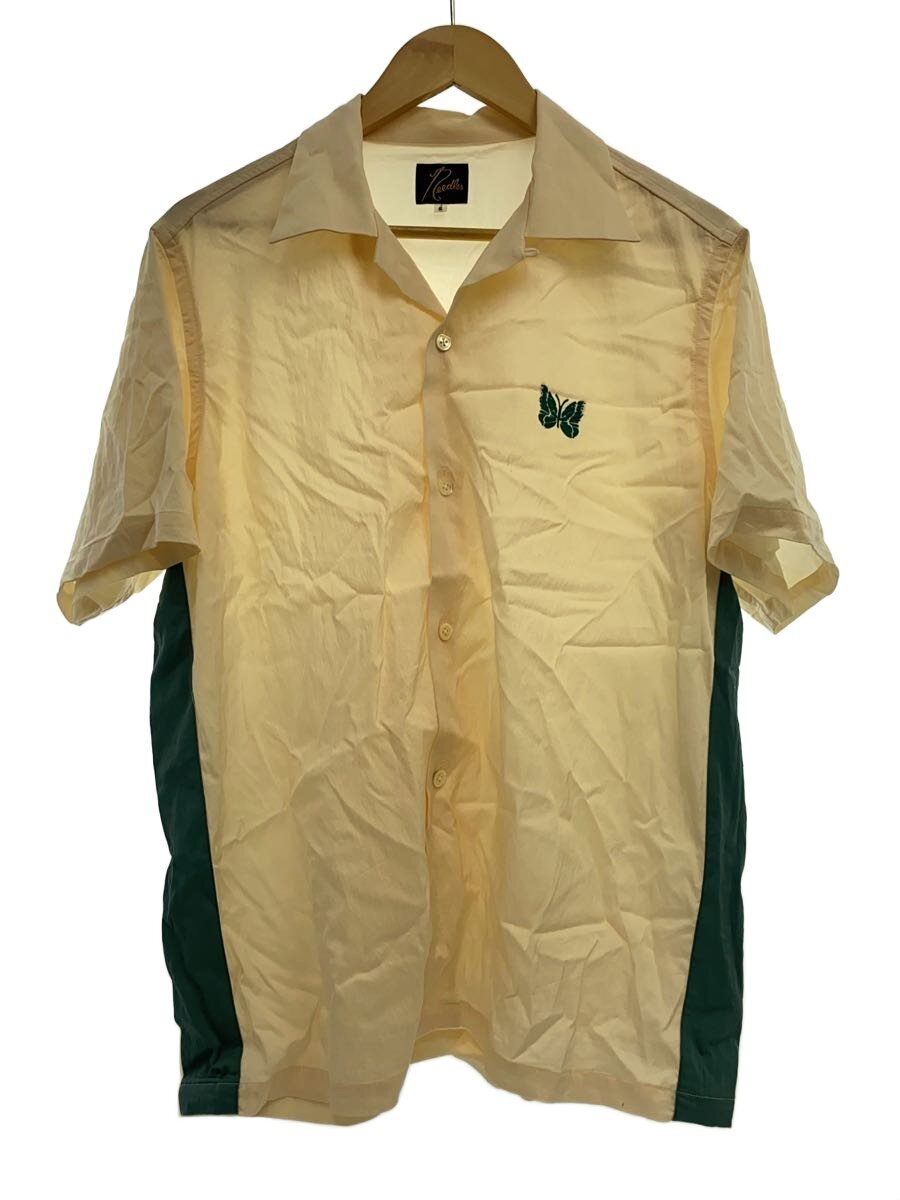 【中古】Needles◆半袖プルオーバー/Papillon Emb S／S Shirt/STUDIOS別注/S/CRM/KP339/22SS//【メンズウェア】