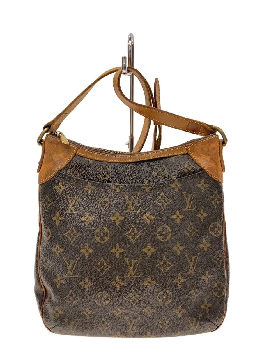【中古】LOUIS VUITTON◆オデオンPM_モノグラム・帆布/PVC/BRW【御徒面子】