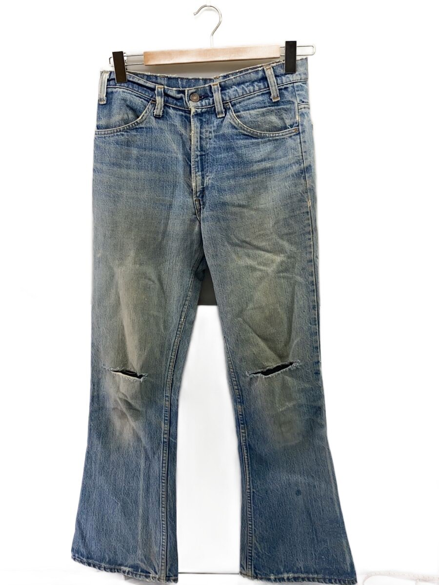 【中古】Levi’s◆70～80s/オレンジ色溜め桶/ブーツカットパンツ/--/綿織物/IDG/546-0217【メンズウェア】