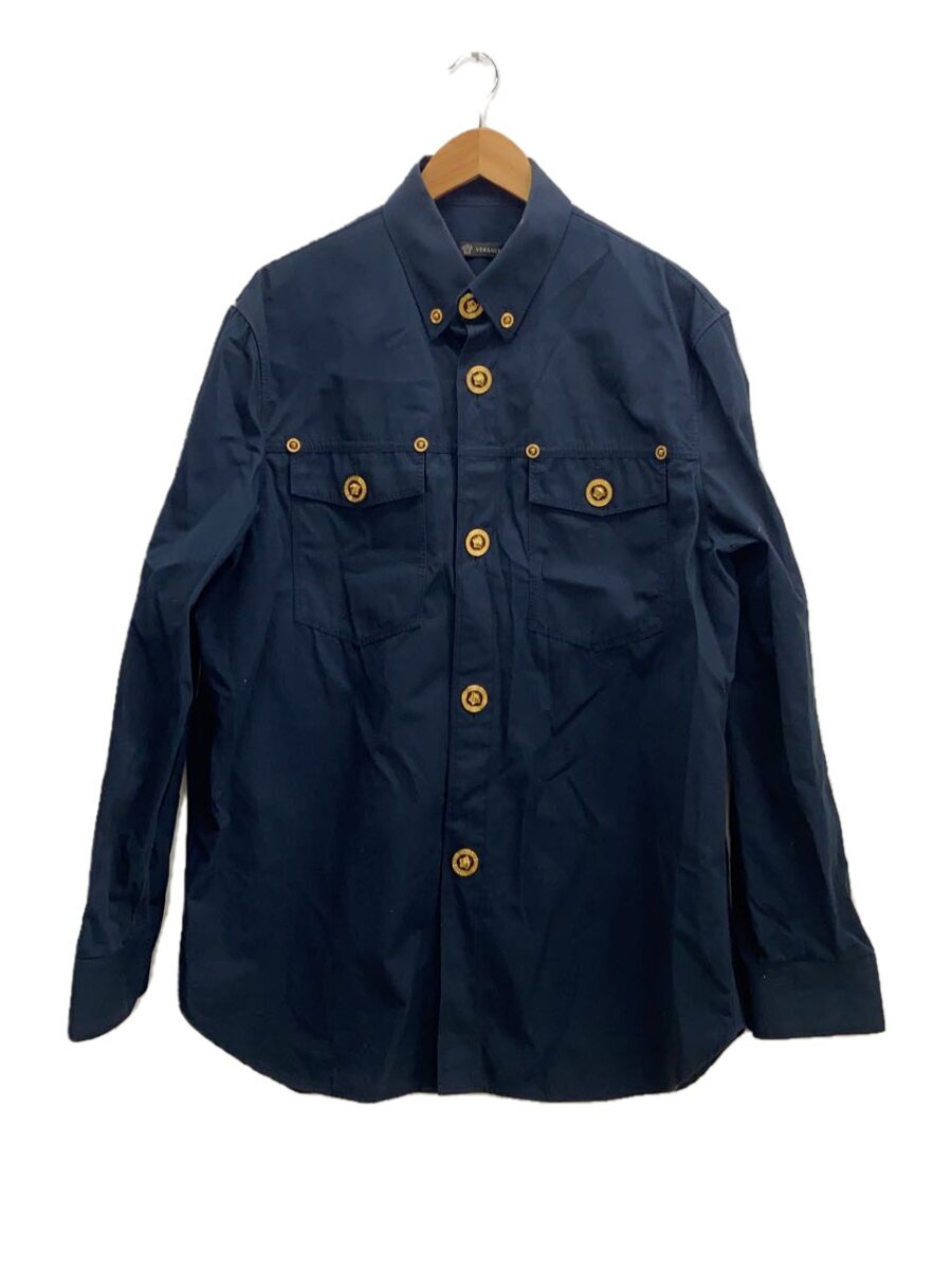 【中古】VERSACE◆上衣/42/綿織物/NVY【メンズウェア】