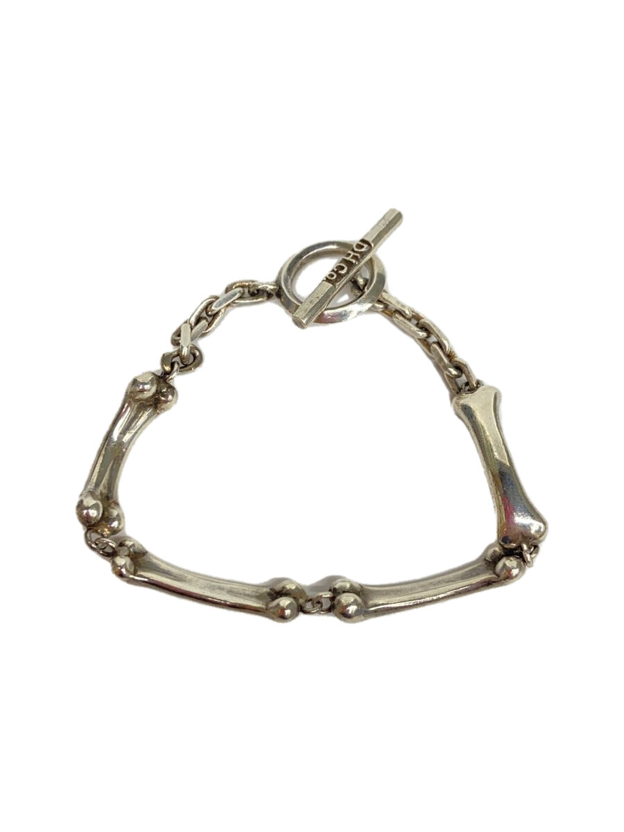 【中古】Dress hippy◆DH BONES BRACELET-THREE/腕輪/しろがね色/メンズ//【服飾雑貨他】