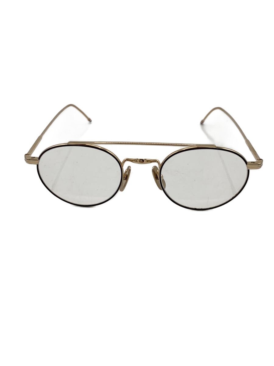 【中古】THOM BROWNE. NEW YORK◆メガネ/ウェリントン/GLD/CLR/メンズ/TB-101-D-T-BLK-GLD-49//【服飾雑貨他】|2nd STREET 店