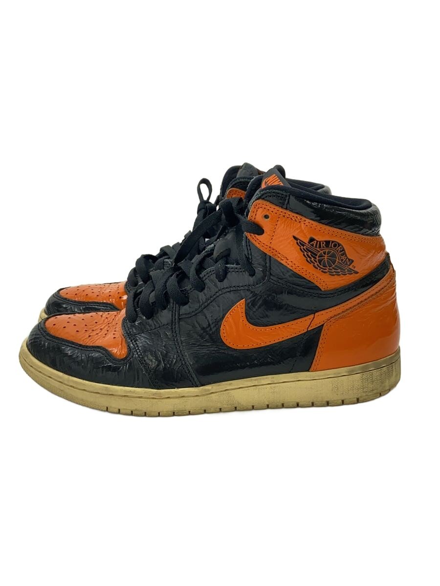 【中古】NIKE◆AIR JORDAN 1 RETRO HIGH OG/エアジョーダン1レトロハイ/ブラック/555088-028/【シューズ】｜2ｎｄ STREET 店