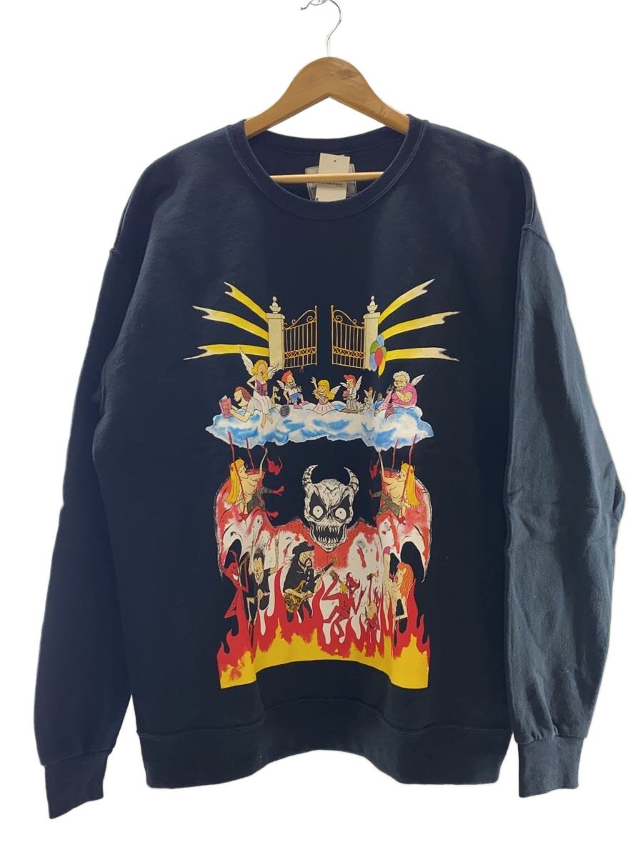 【中古】WACKO MARIA◆汗水/L/綿織物/BLK/NECKFACE/【メンズウェア】