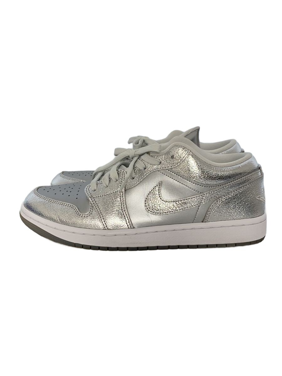 【中古】NIKE◆AIR JORDAN 1 LOW SE/エアジョーダン1置き目SE/FN5030-001/しろがね色/28珊【シューズ】