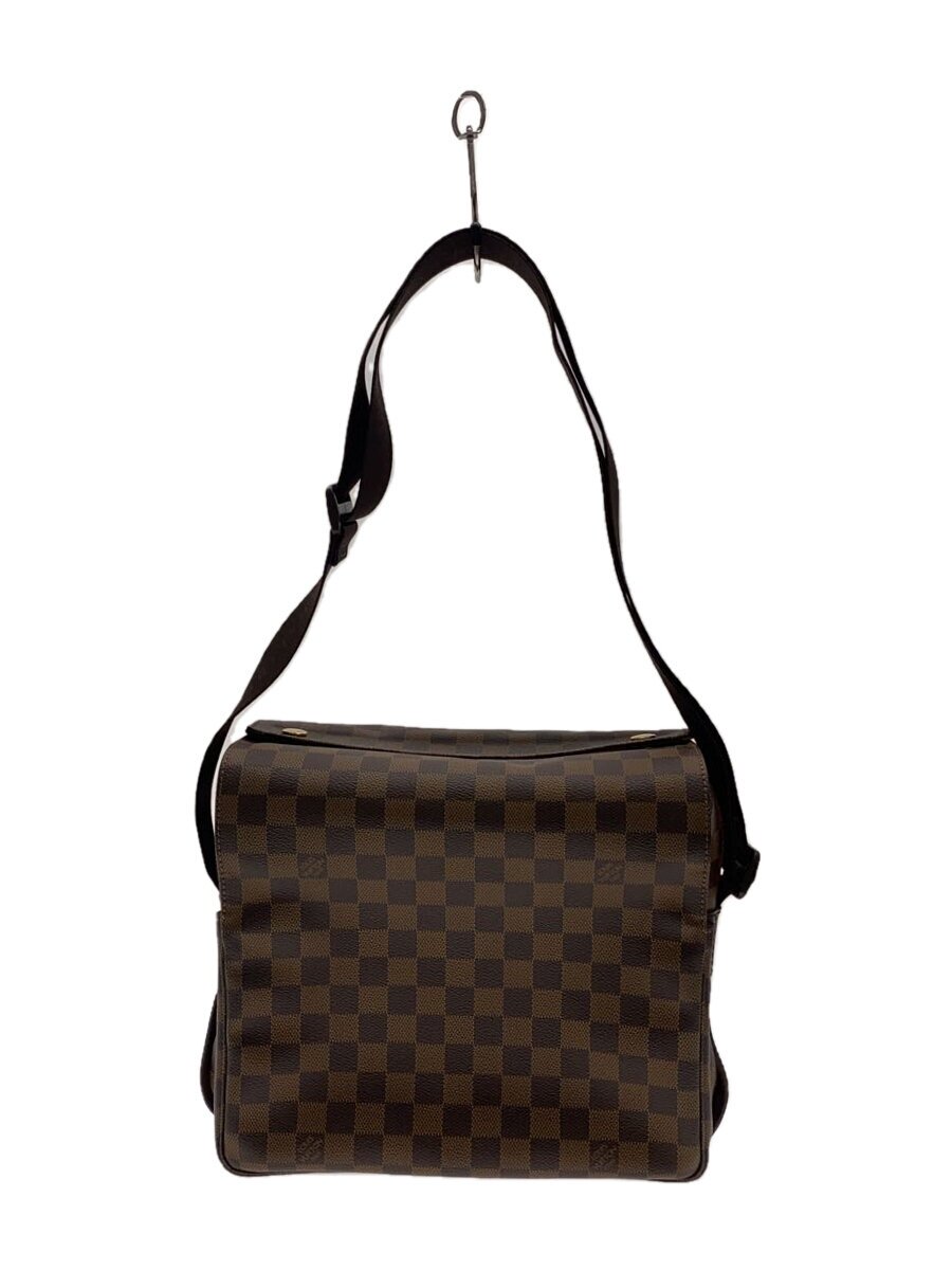 【中古】LOUIS VUITTON◆ナヴィグリオ_ダミエ・エベヌ/ショルダーバッグ/レザー/BRW/モノグラム/N45255【バッグ】|2nd STREET 店