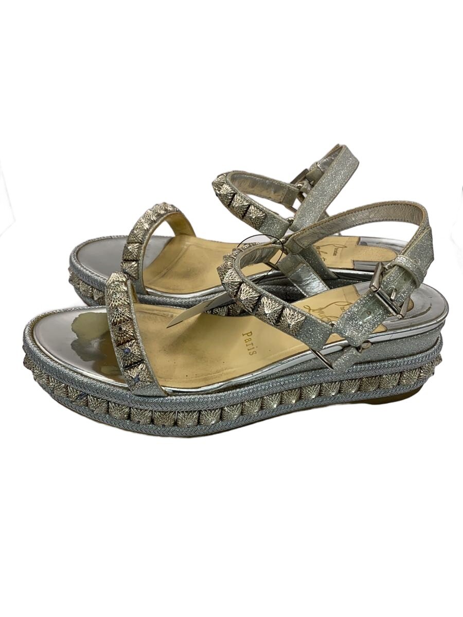 【中古】Christian Louboutin◆ピラクルー/サンダル/36/SLV【シューズ】