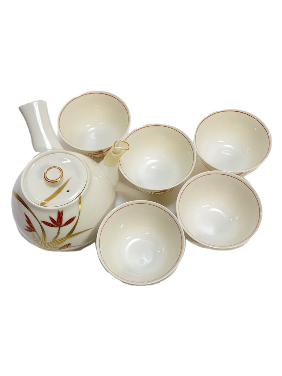 【中古】香蘭社◆湯呑/6点セット/WHT/有田焼//【キッチン用品】