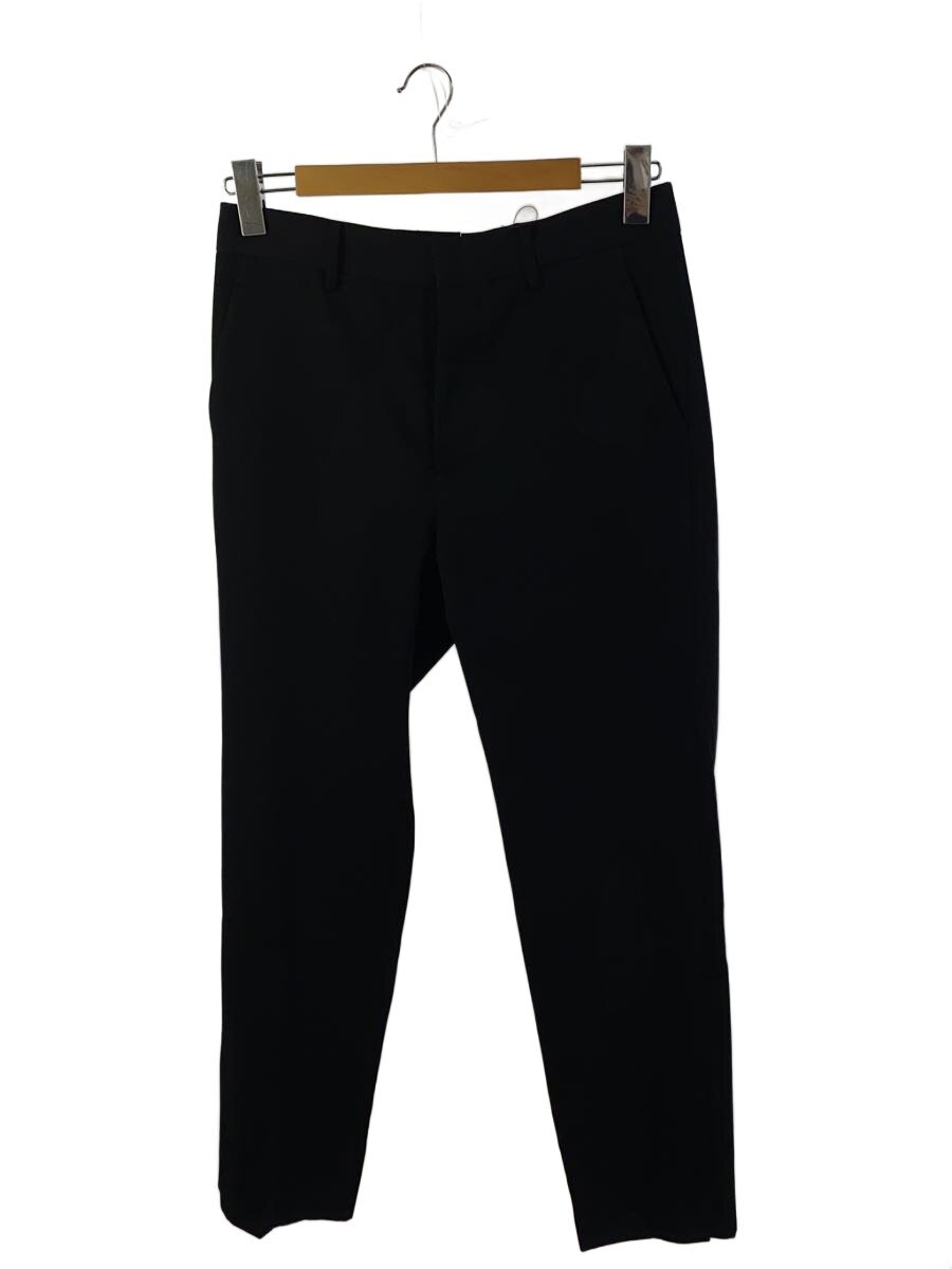 【中古】ANEI◆SIDE VENT SLACKS/スラックスズボン下/2/羊毛/BLK/AN0212_S0805【メンズウェア】