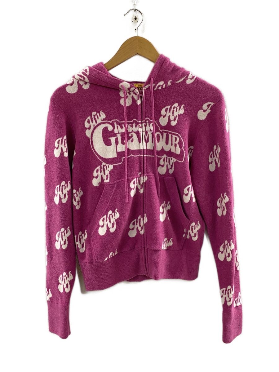 【中古】HYSTERIC GLAMOUR◆ジップパーカー/FREE/コットン/PNK【レディースウェア】|2nd STREET 店