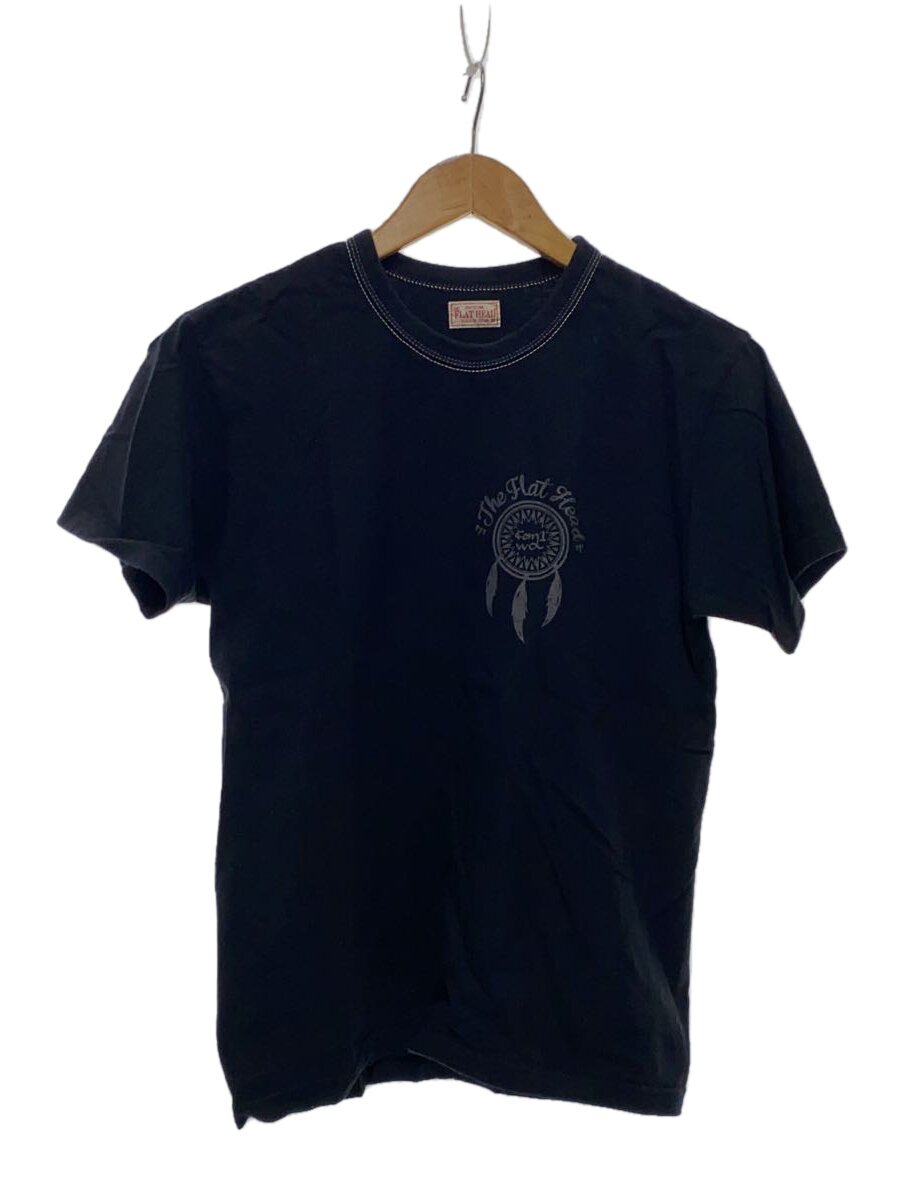 【中古】THE FLAT HEAD◆プルオーバー/38/綿織物/BLK/無地【メンズウェア】