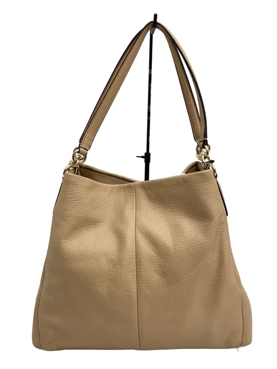 【中古】COACH◆トートバッグ/--/BEG/F35723【御徒面子】