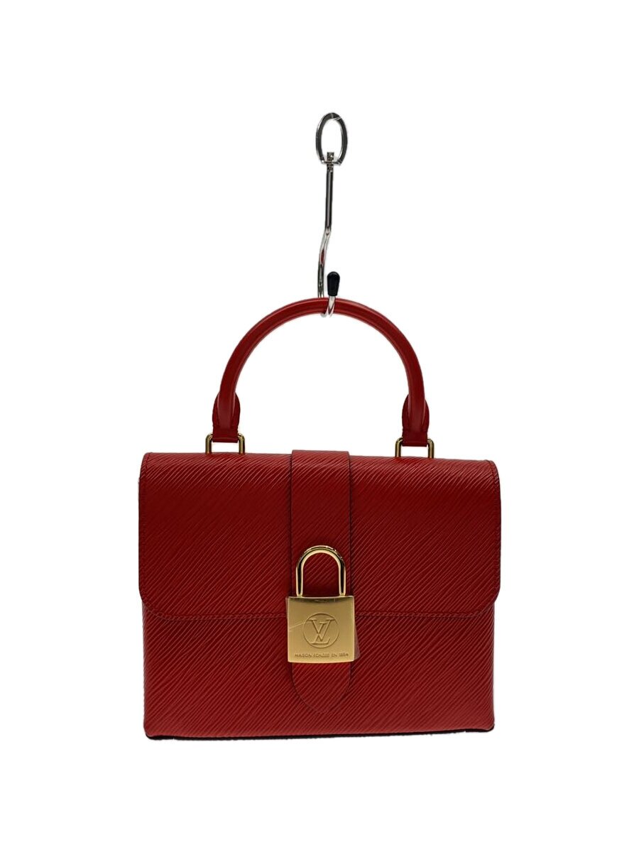 【中古】LOUIS VUITTON◆御徒面子/なめし革/RED/無地/ｍ53239/エピ【御徒面子】