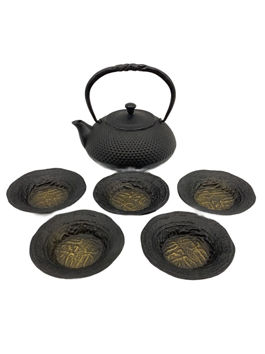 【中古】南部宝生堂◆和食器その他/6点セット/BLK【キッチン用品】