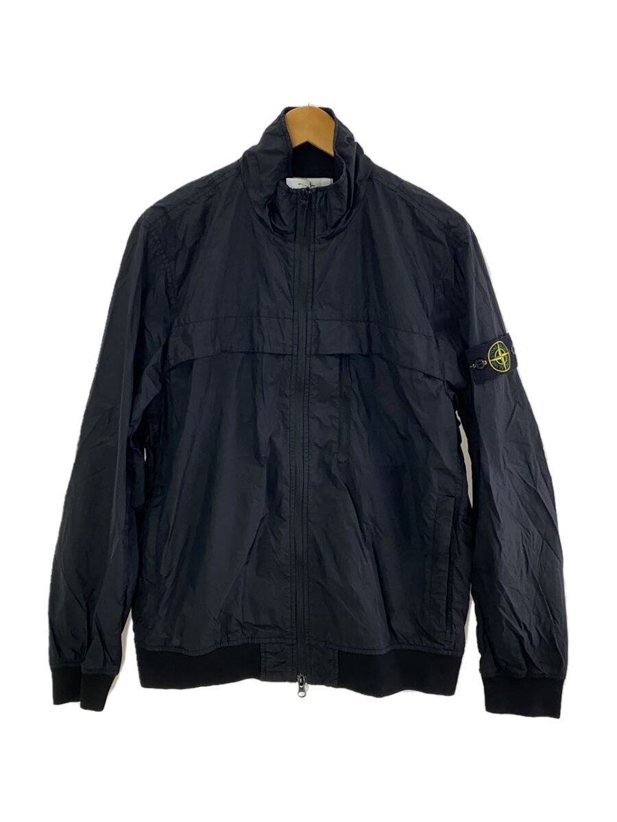 【中古】STONE ISLAND◆24SS/GARMENT DYED CRINKLE REPS R NY/L/ナイロン/BLK/801541022//【メンズウェア】