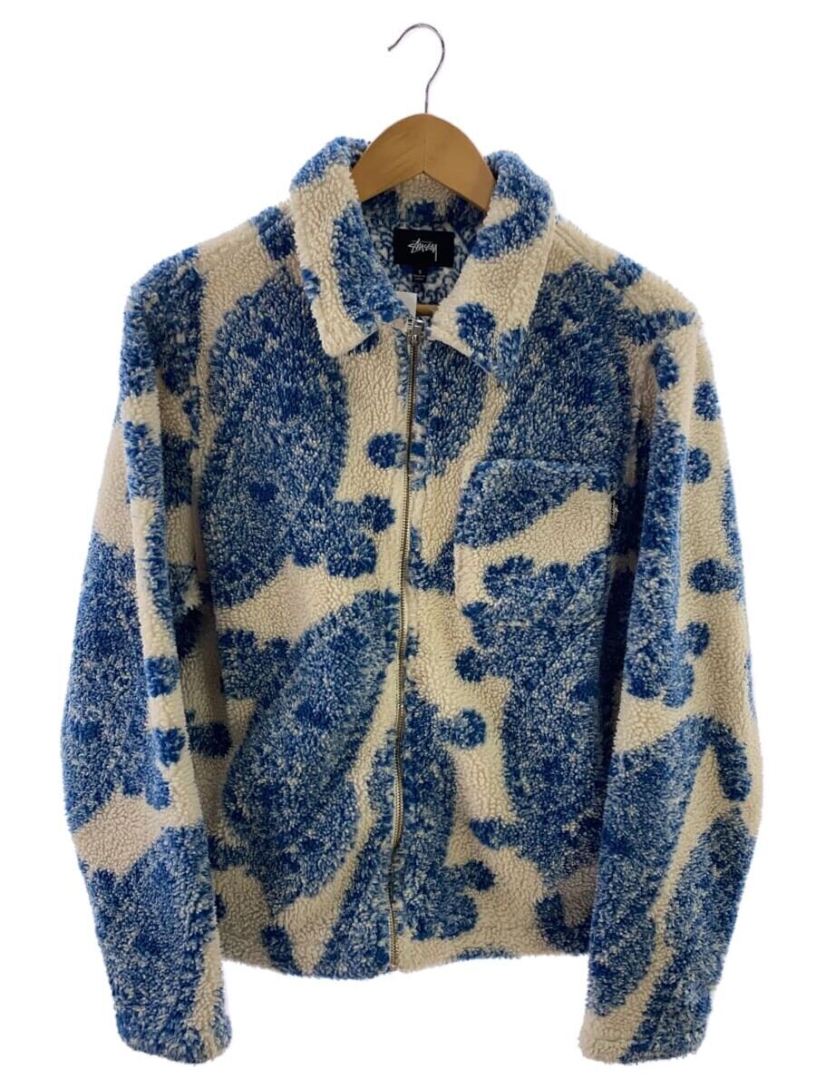 【中古】STUSSY◆フリースジャケット/S/ポリエステル/BLU/ペーズリー/118399【メンズウェア】｜2ｎｄ STREET 店