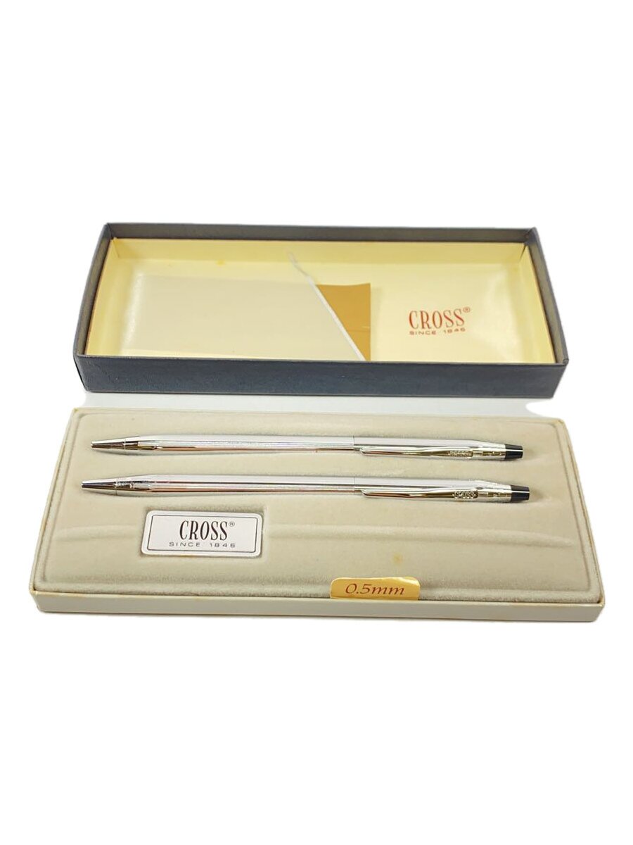 【中古】CROSS◆文具/2点セット/SLV【インテリア小物・日用雑貨】