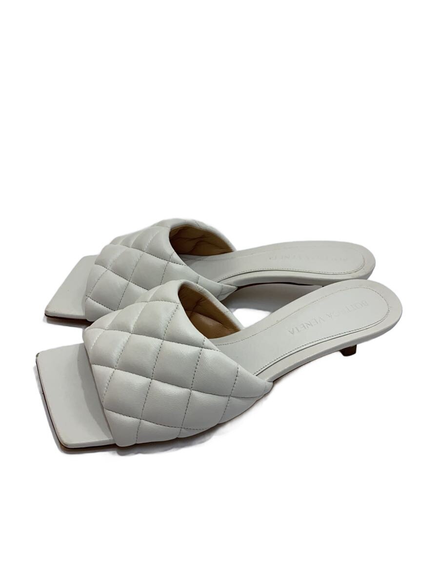 【中古】BOTTEGA VENETA◆パテッドミュール/35.5/WHT/592015VBRR09122【シューズ】