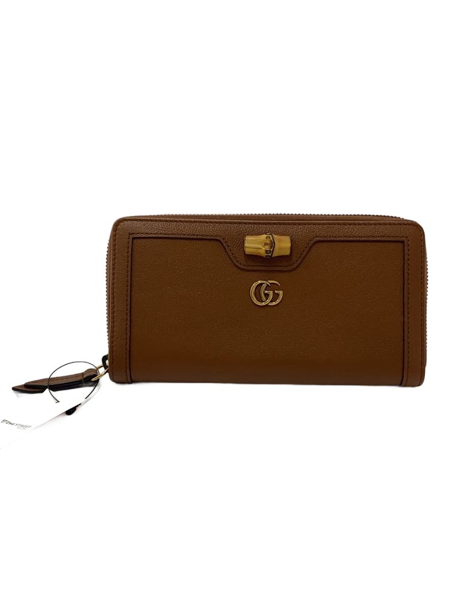【中古】GUCCI◆長財布/レザー/BRW/レディース【服飾雑貨他】｜2ｎｄ STREET 店 29,029円