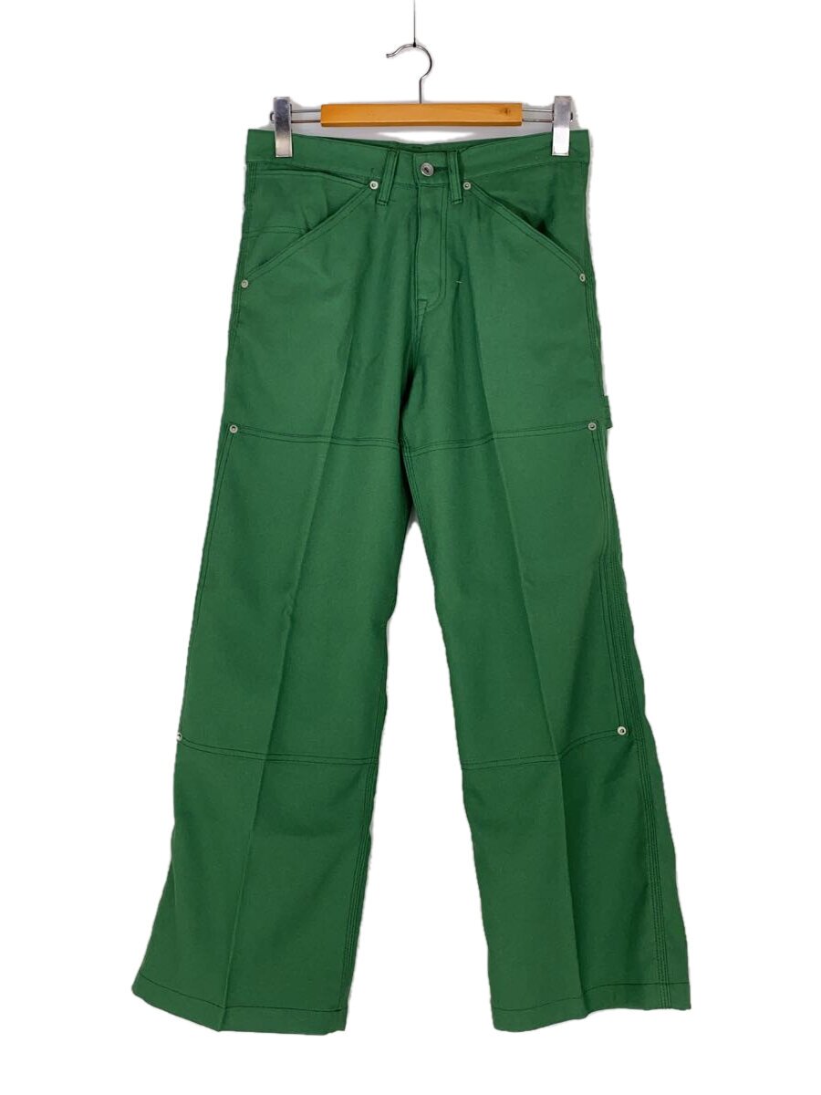 【中古】DAIRIKU◆22SS/Painter Flasher PressedPants/ペインターパンツ/S/ポリエステル/緑であること【メンズウェア】