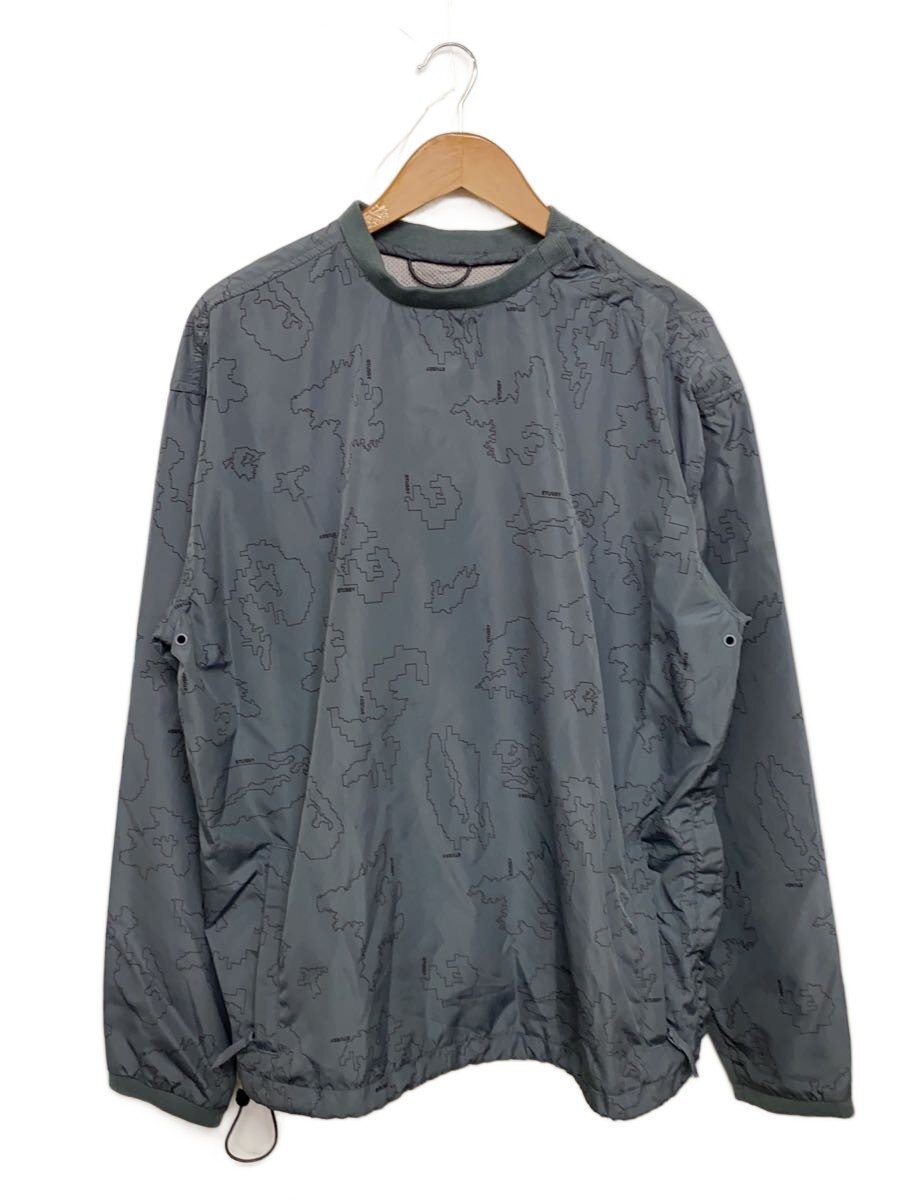 【中古】STUSSY◆00s/Nylon Pullover/デジカモ/トップス/L/ナイロン/GRY/家鴨フラ//【メンズウェア】